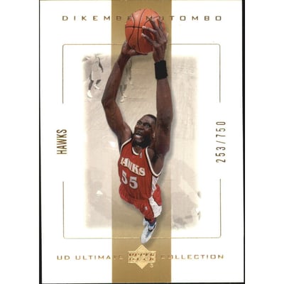 2000-01 Ultimate Collection #1 Dikembe Mutombo