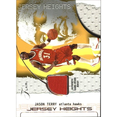 2001-02 Flair Jersey Heights #17 Jason Terry