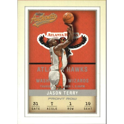 2001-02 Fleer Authentix Front Row Parallel #80 Jason Terry