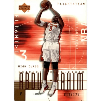 2001-02 Upper Deck Flight Team Copper #22 Shareef Abdur-Rahim