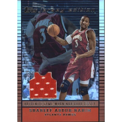 2002-03 Topps Jersey Edition Copper #JESA Shareef Abdur-Rahim R