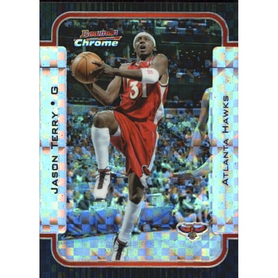 2003-04 Bowman Chrome X-fractors #68 Jason Terry