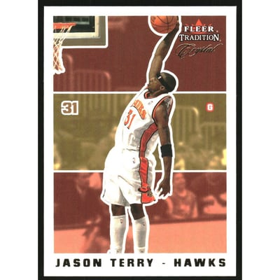 2003-04 Fleer Tradition Crystal #16 Jason Terry