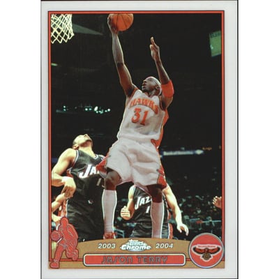 2003-04 Topps Chrome Refractors #45 Jason Terry