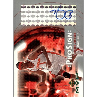 2003-04 Upper Deck MVP ProSign #DJ DerMarr Johnson