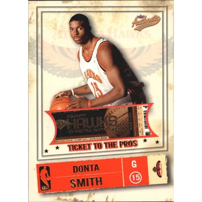 2004-05 Fleer Authentix Parallel 100 #107 Donta Smith