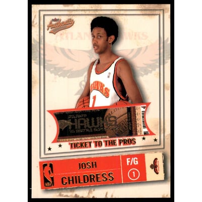 2004-05 Fleer Authentix Parallel 100 #126 Josh Childress