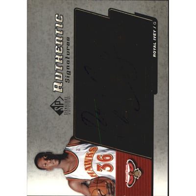 2004-05 SP Signature Edition Signatures #IV Royal Ivey