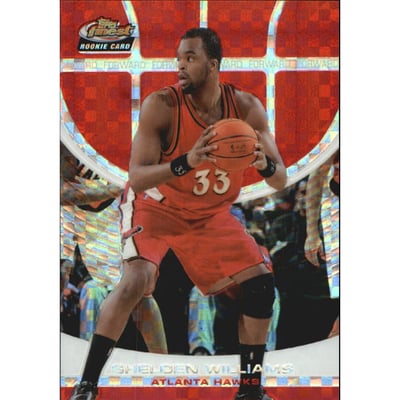 2005-06 Finest X-Fractors Red #144 Shelden Williams