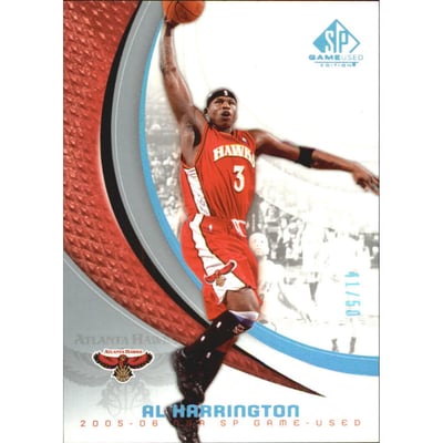 2005-06 SP Game Used 50 #1 Al Harrington