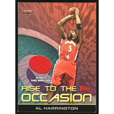 2005-06 Topps Rise to the Occasion Relics #AH Al Harrington