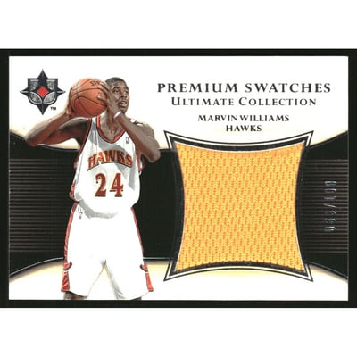 2005-06 Ultimate Collection Premium Swatches #PSMA Marvin Williams