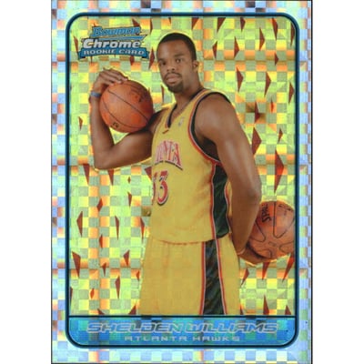 2006-07 Bowman Chrome X-Fractors #158 Shelden Williams