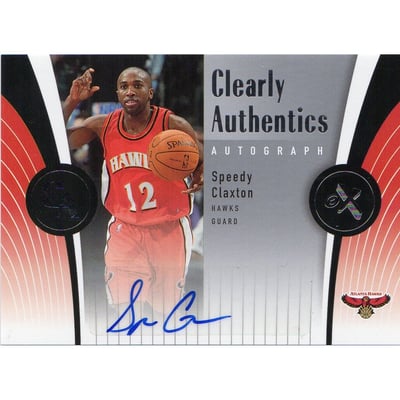 2006-07 E-X Clearly Authentics Autographs #CAASC Speedy Claxton