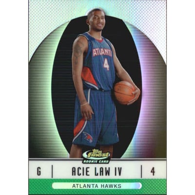 2006-07 Finest Refractors Green #111 Acie Law