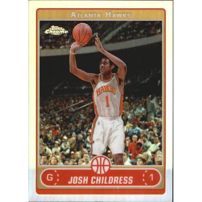 2006-07 Topps Chrome Refractors #23 Josh Childress