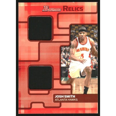 2007-08 Bowman Relics Dual Bronze #JS Josh Smith