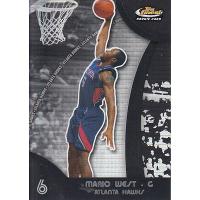 2007-08 Finest Refractors Black #70 Mario West