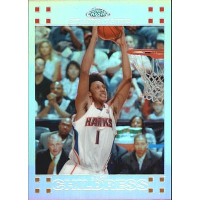 2007-08 Topps Chrome Refractors #66 Josh Childress