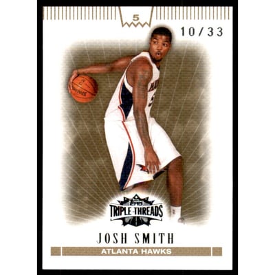 2007-08 Topps Triple Threads Gold #85 Josh Smith