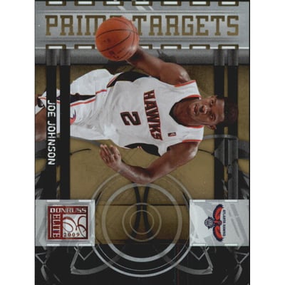 2009-10 Donruss Elite Prime Targets Gold #6 Joe Johnson