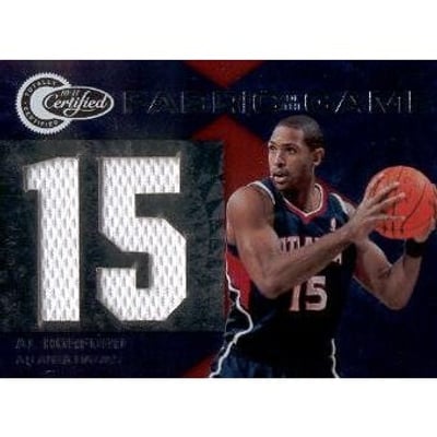 2010-11 Totally Certified Fabric of the Game Jumbo Jersey Number #13 Al Horford/299