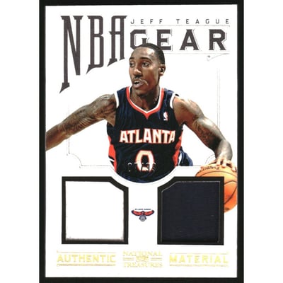 2012-13 Panini National Treasures NBA Gear Dual #19 Jeff Teague/99