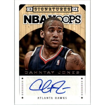2013-14 Hoops Autographs #25 Dahntay Jones