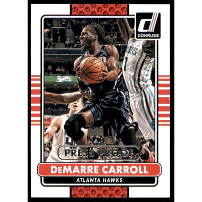 2014-15 Donruss Press Proofs Silver #63 DeMarre Carroll