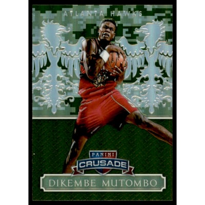 2014-15 Panini Excalibur Crusade Camouflage #129 Dikembe Mutombo