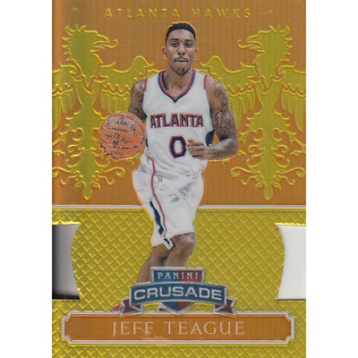 2014-15 Panini Excalibur Crusade Orange Die-Cuts #110 Jeff Teague