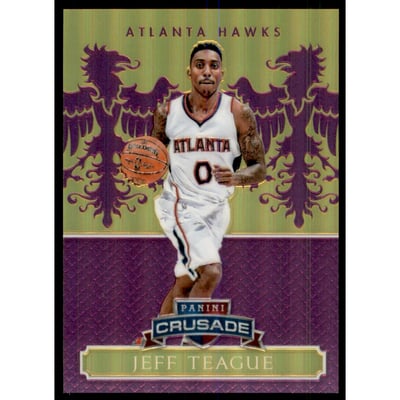 2014-15 Panini Excalibur Crusade Purple #110 Jeff Teague