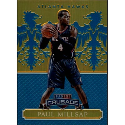 2014-15 Panini Excalibur Crusade Teal #80 Paul Millsap