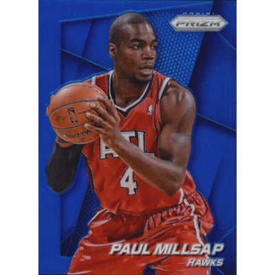 2014-15 Panini Prizm Prizms Blue #130 Paul Millsap