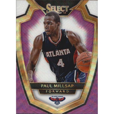 2014-15 Select Prizms Purple and White #117 Paul Millsap PRE