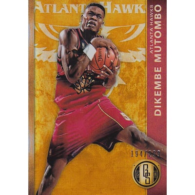 2015-16 Panini Gold Standard #191 Dikembe Mutombo