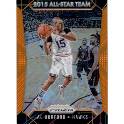 2015-16 Panini Prizm Prizms Orange #358 Al Horford AS