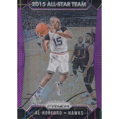 2015-16 Panini Prizm Prizms Purple #358 Al Horford AS