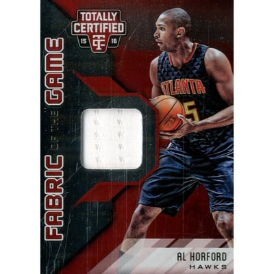 2015-16 Totally Certified Fabric of the Game Materials Red #FGAH Al Horford/199