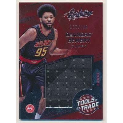 2016-17 Absolute Memorabilia Tools of the Trade Rookie Materials Jumbo #3 DeAndre' Bembry
