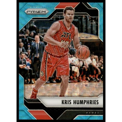 2016-17 Panini Prizm Prizms Teal Wave #76 Kris Humphries