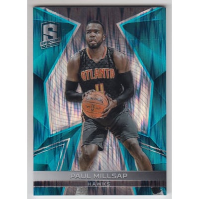 2016-17 Panini Spectra Neon Blue #48 Paul Millsap