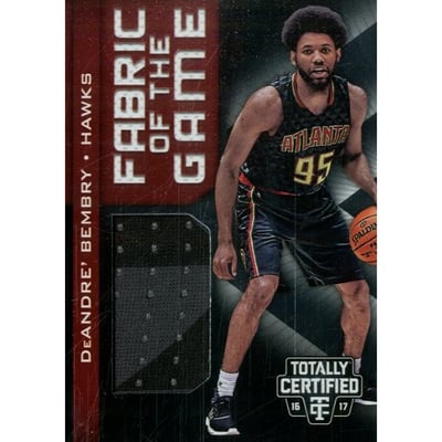 2016-17 Totally Certified Fabric of the Game Rookie Jerseys #8 DeAndre' Bembry
