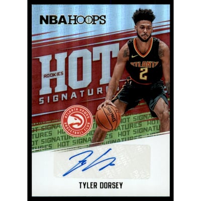 2017-18 Hoops Hot Signatures Rookies #28 Tyler Dorsey