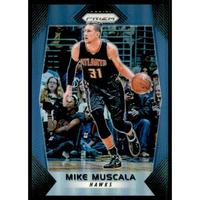 2017-18 Panini Prizm Prizms Blue #104 Mike Muscala