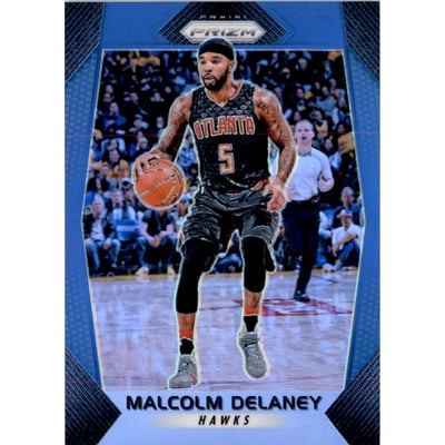 2017-18 Panini Prizm Prizms Blue #105 Malcolm Delaney