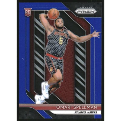2018-19 Panini Prizm Prizms Blue #88 Omari Spellman