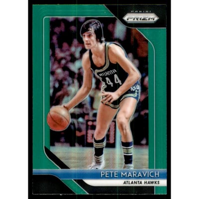 2018-19 Panini Prizm Prizms Green #255 Pete Maravich