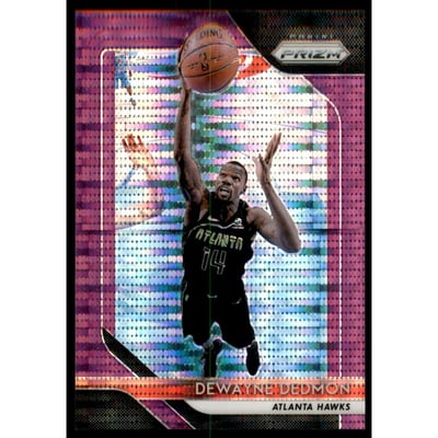2018-19 Panini Prizm Prizms Purple Pulsar #58 Dewayne Dedmon