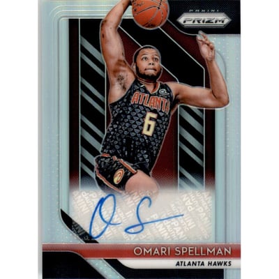 2018-19 Panini Prizm Rookie Signatures Prizms Silver #30 Omari Spellman